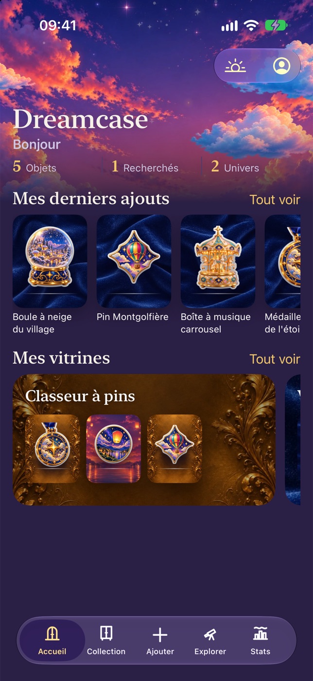 L'accueil de Dreamcase
